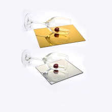 OLEG wholesale cutting custom gold silver mirror plexiglass sheet